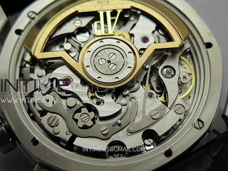 Code 11.59 Chrono 26393 SS APSF 1:1 Best Edition Black Dial On Black Leather Strap Super Clone SA4401